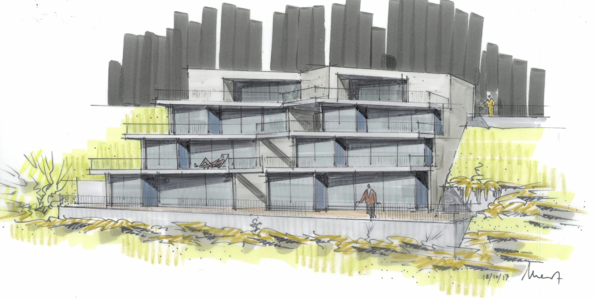 Terrassenhaus 2 Nellweg, Erlinsbach, Visualisierung