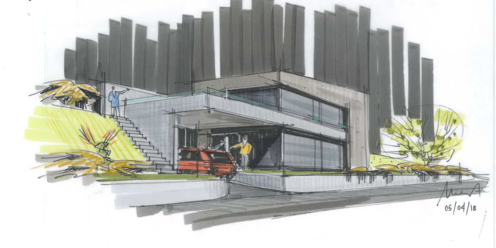 Neubau Vorgasse 1 Gränichen, Visualisierung