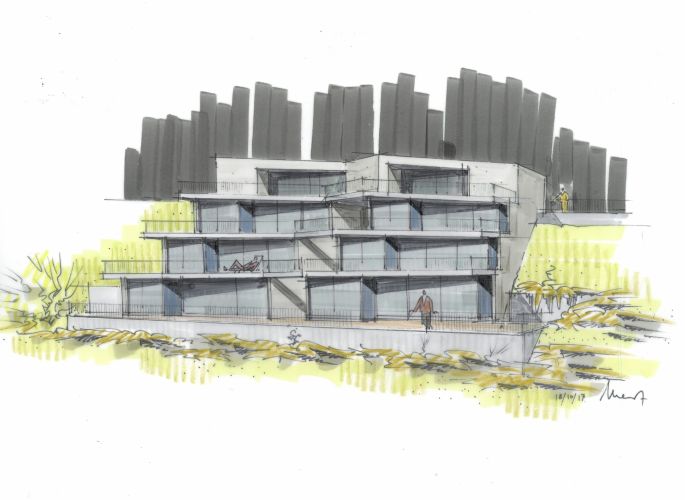 Terrassenhaus 2 Nellweg, Erlinsbach, Visualisierung